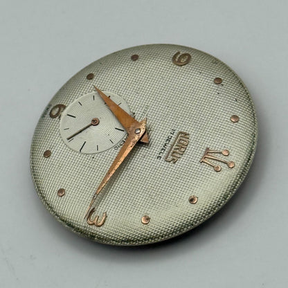 Horus Felsa 391 Watch Movement Manual Wind Vintage Swiss 17 Jewels Parts 26.8mm