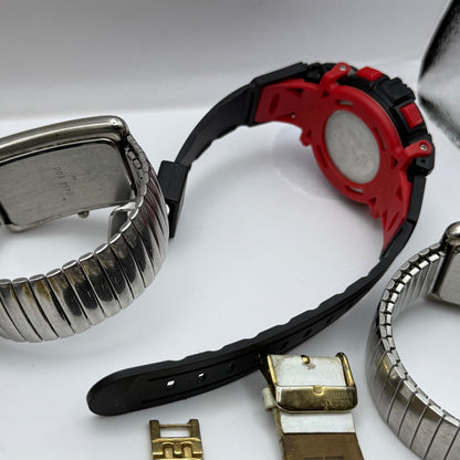 Bundle Of 16 Quartz Watches Job Lot Modern / Vintage Untested Parts / Repair