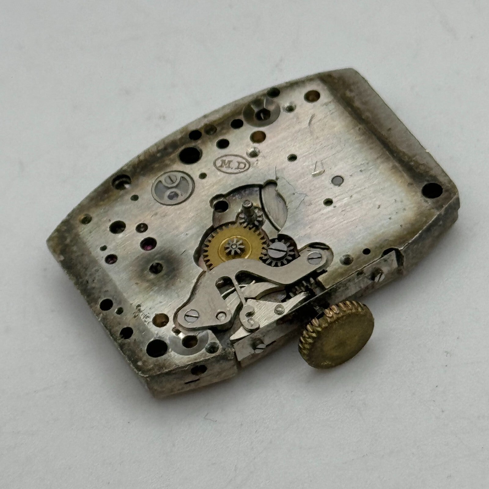 18.9mm Men's Running Rotary 4/300 Tank Watch Movement Manual Wind PARTS SPARES