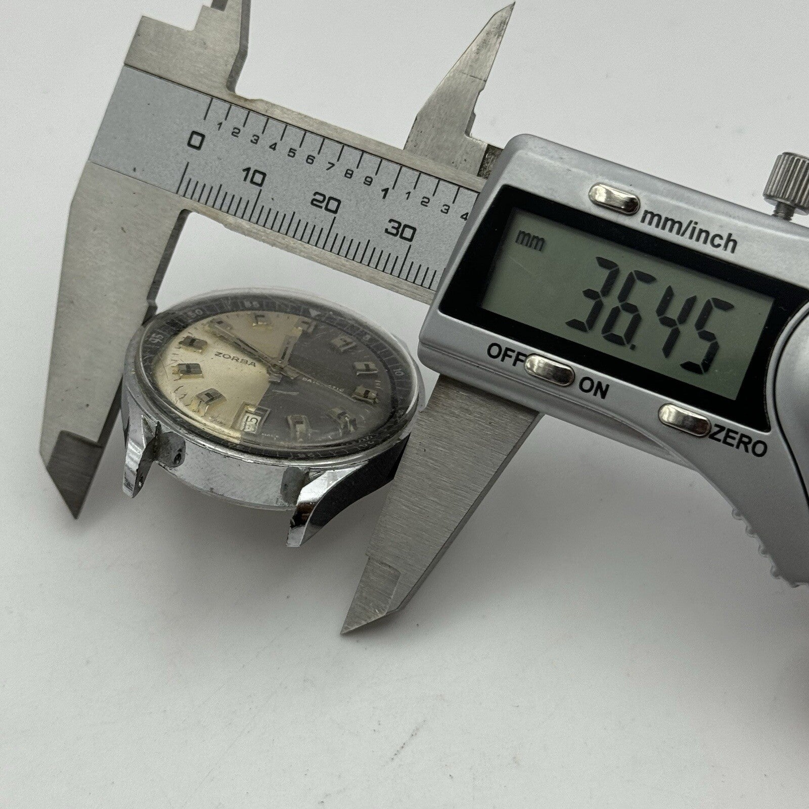 36mm Manual Wind Zorba Datomatic Ilona LTD Swiss Watch FOR PARTS RESTORE