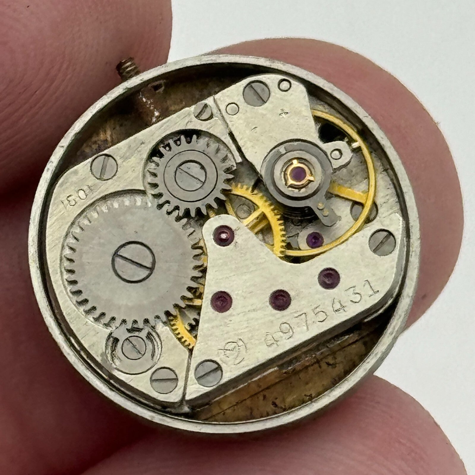 13.5mm Ladies Sekonda Cal 1601 Soviet Manual Wind Watch Movement Vintage PARTS