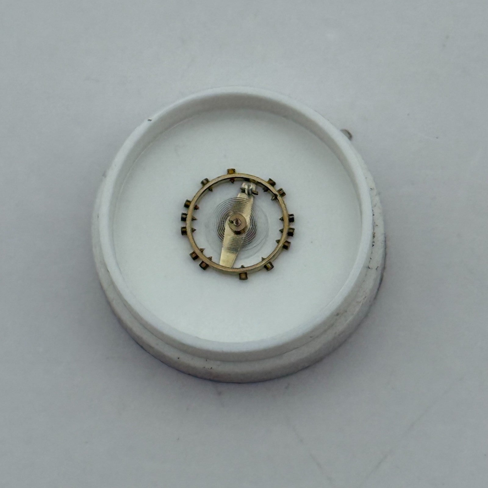 ETA 2485 Balance Wheel Complete And Spring  1379 M Watch Movement Parts 
