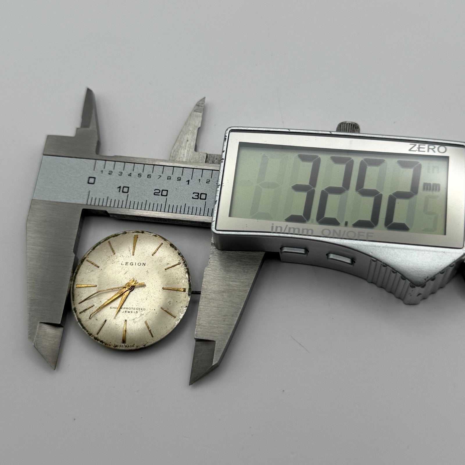 FHF ST 96 Watch Movement Legion Manual Wind Vintage Swiss Parts Repair 25.8mm