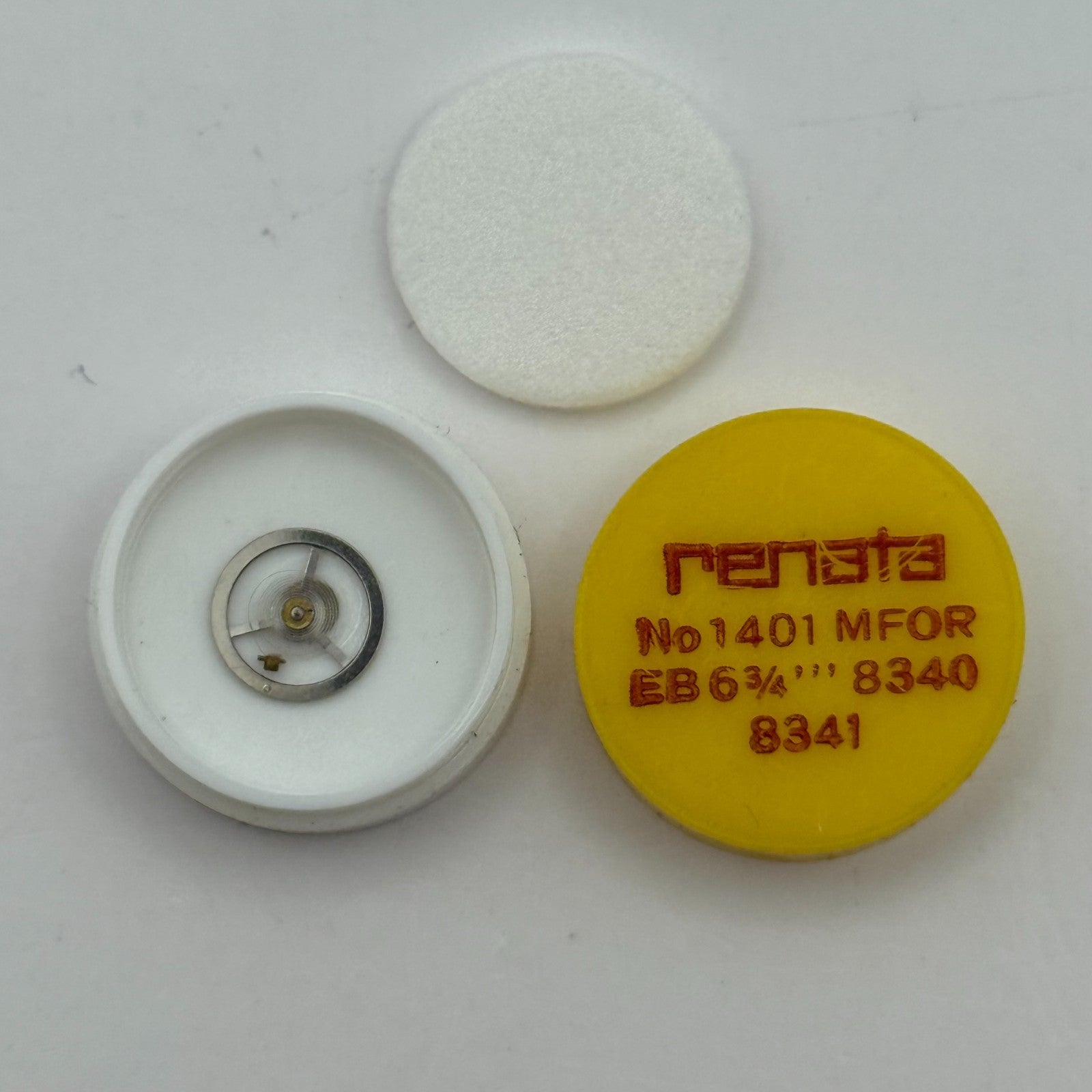 EB 8340 8341 Balance Wheel Complete And Spring 6¾’’’ 1401 M Watch Movement Parts