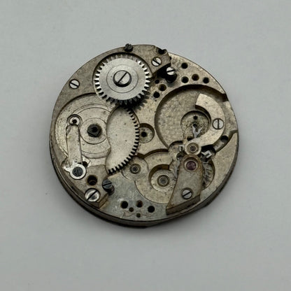 Patent 51482 Watch Movement Manual Wind Vintage Incomplete Parts Repair 24.8mm