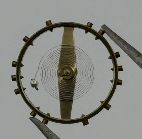 Felsa 4000 Balance Wheel Complete And Spring  965 M Watch Movement Parts NOS