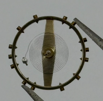 Felsa 4000 Balance Wheel Complete And Spring  965 M Watch Movement Parts NOS