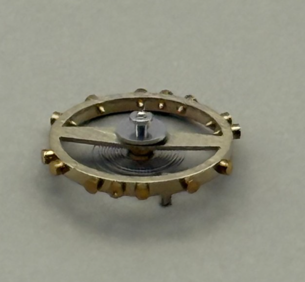 FEF 370 371 Balance Wheel Complete And Spring  176 Watch Movement Parts NOS
