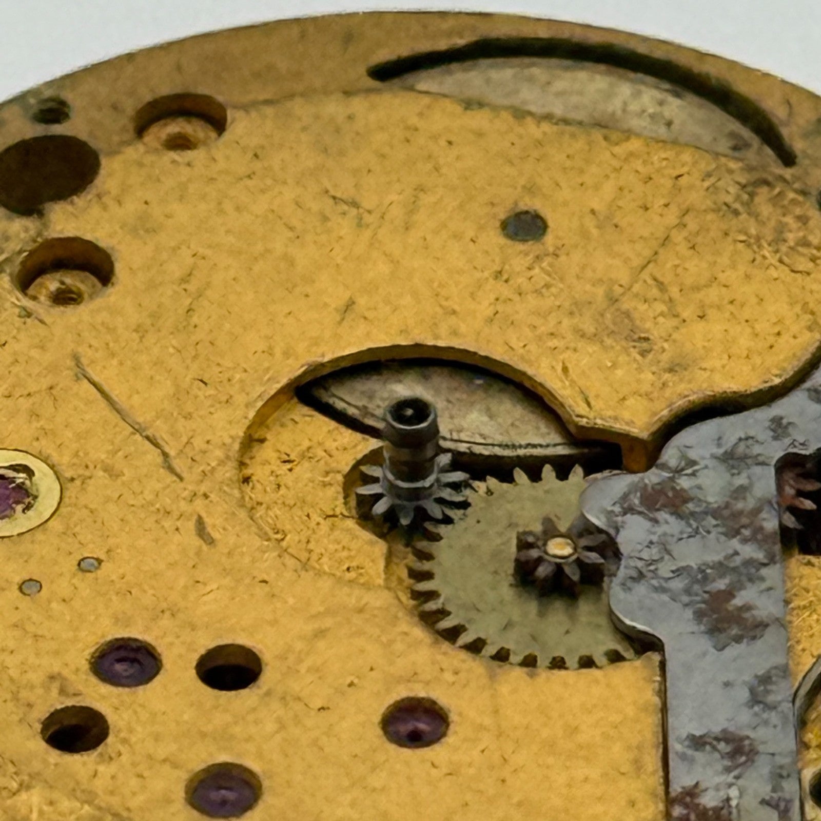 Smiths De Luxe 60464e Cal 85 Watch Movement Manual Wind Vintage Parts 26.9mm