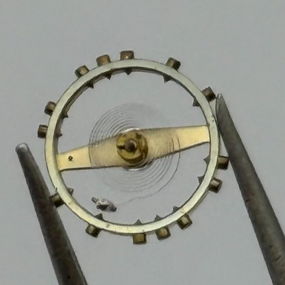 FEF 270 Balance Wheel Complete And Spring 5 1/4''' 173 M Watch Movement Parts