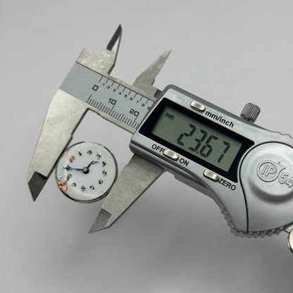 23.6mm 15 Jewels Swiss Porcelain Dial Trench Watch Movement Manual Wind PARTS