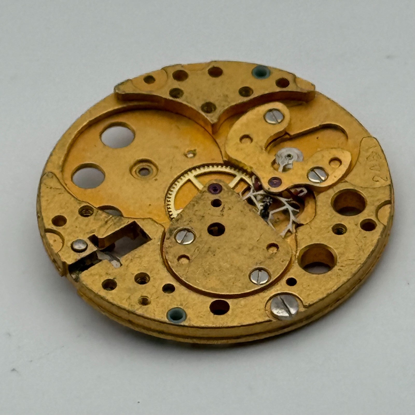 Tissot Omega 2481 Automatic Incomplete Watch Movement Vintage Swiss Parts Repair
