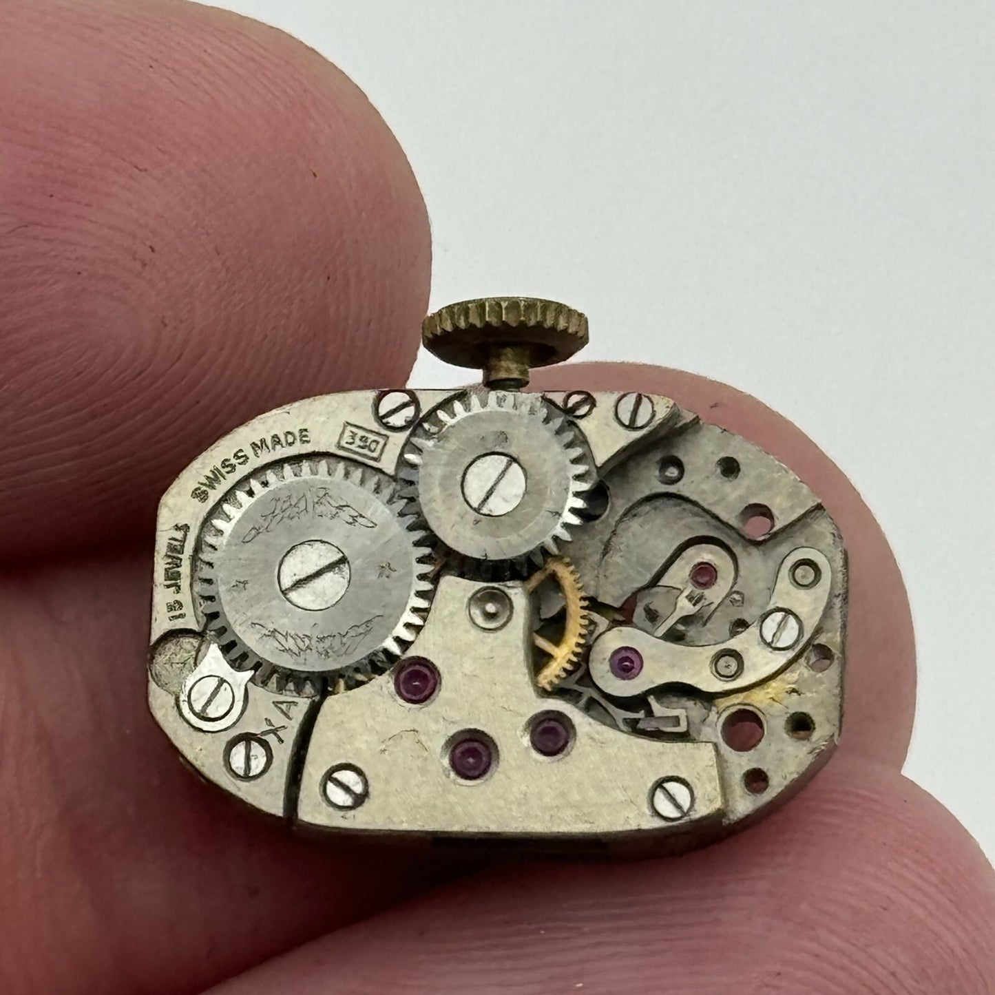 12.7mm Ladies Peseux P 120 Manual Wind 15 Jewels Watch Movement Swiss PARTS