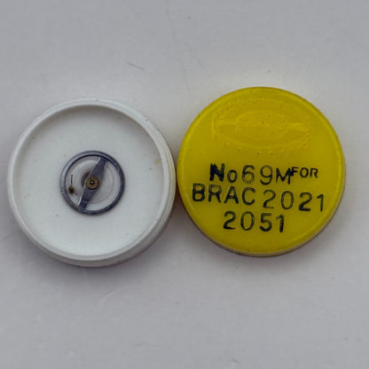 Brac 2021 2051 Balance Wheel Complete And Spring 69 M Watch Movement Parts NOS
