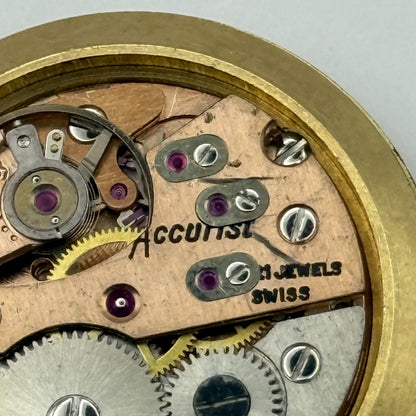 AS 1691/93 Watch Movement Accurist Manual Wind Vintage Swiss Parts Repair 30.3mm