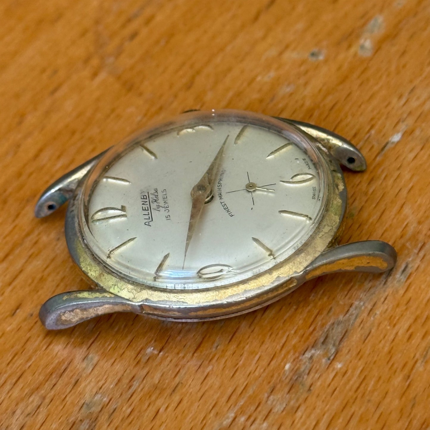 34mm Allenby Helsa Finest Mainspring Brevete 314705 Vintage Manual Watch PARTS