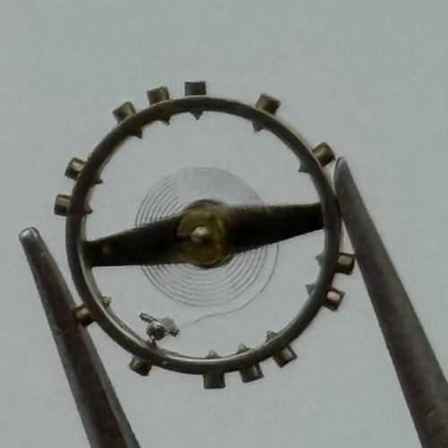 FEF 270 Balance Wheel Complete And Spring 5 1/4''' 173 M Watch Movement Parts