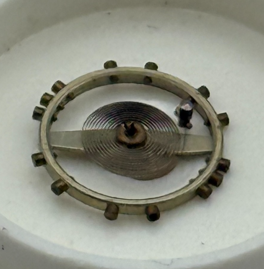 Lanco 804 806 Balance Wheel Complete And Spring 230 Watch Movement Parts NOS
