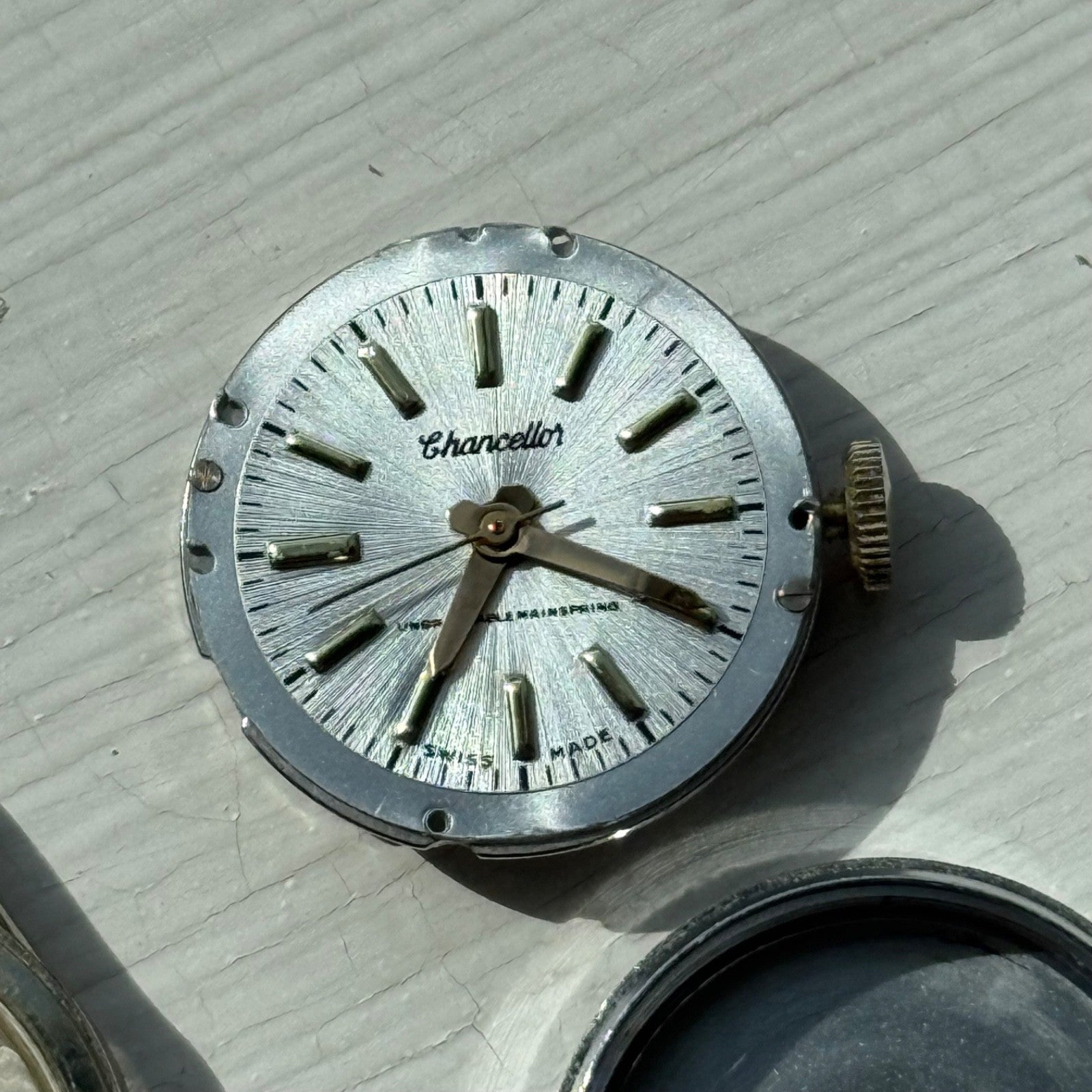 21mm Running Vintage Ebosa 86 Chancellor Unbreakable Spring Watch FOR PARTS