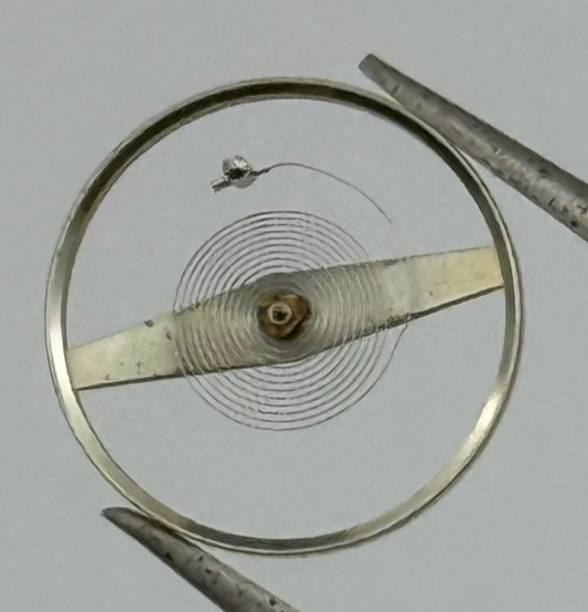 ST 96 Balance Wheel Complete And Spring 11 1/2’’’ 1268 M Watch Movement Parts