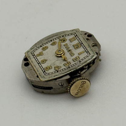 13mm Running Vintage Ladies Bulova 5AC Manual Wind Swiss Watch Movement PARTS