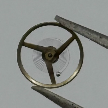 FHF 59-21 Balance Wheel Complete And Spring  1353 Watch Movement Parts NOS