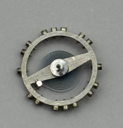 ETA 2410 Balance Wheel Complete And Spring  6¾’’’ 1059 M Watch Movement Parts