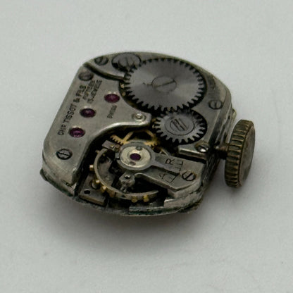 13.5mm Tissot 13.6 Swiss 15 Jewels Manual Wind Ladies Watch Movement PARTS