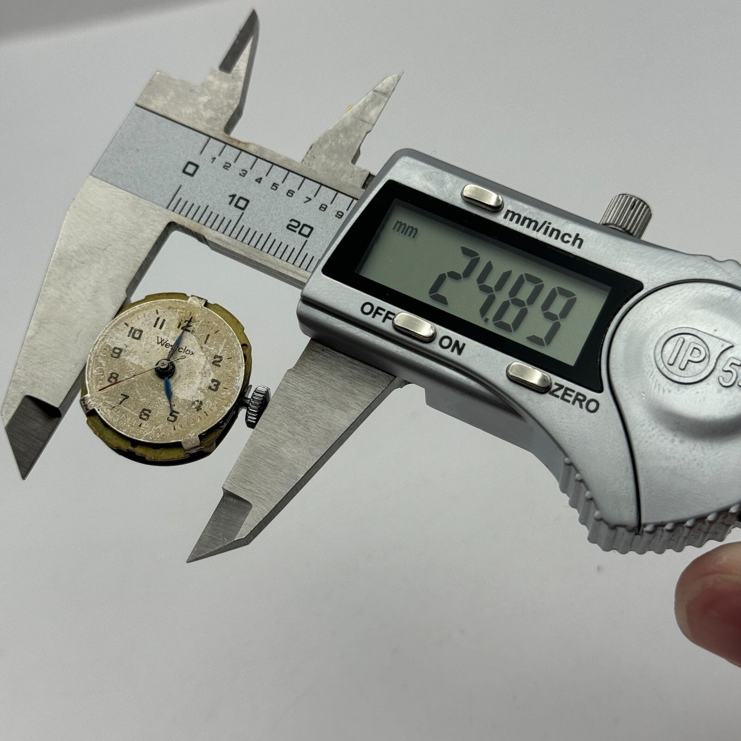 20.8mm Westclox Sweep Seconds Hand UK Made Manual Wind Watch Movement PARTS