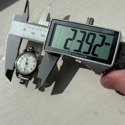 Vintage 21mm Smiths Cal 201 Jewelled Sub Second Manual Wind Watch PARTS / REPAIR