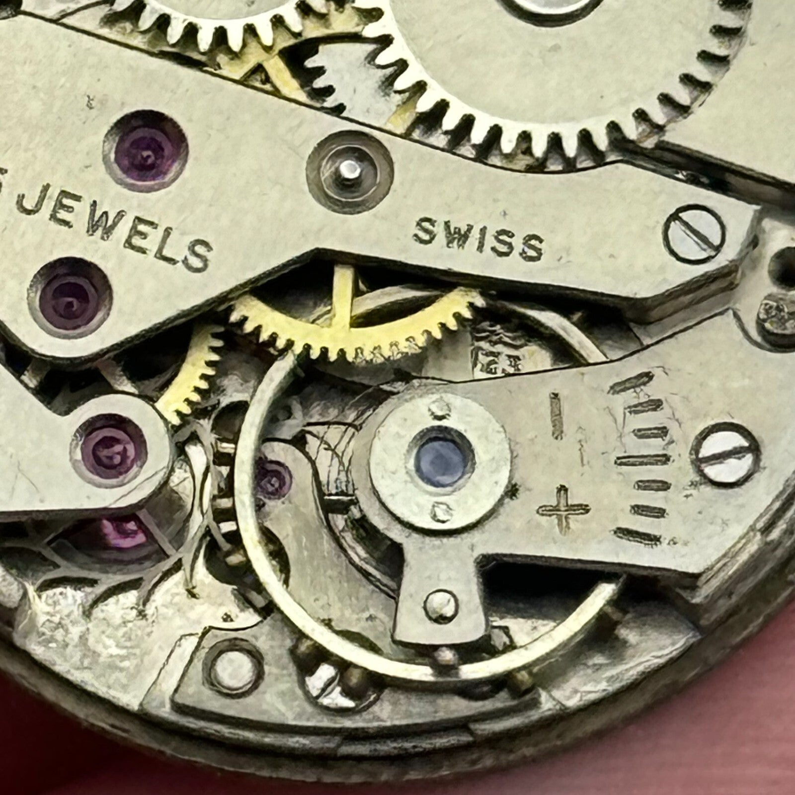 23.6mm AS 1123 1124 Manual Wind 15 Jewels Watch Movement Swiss Vintage PARTS