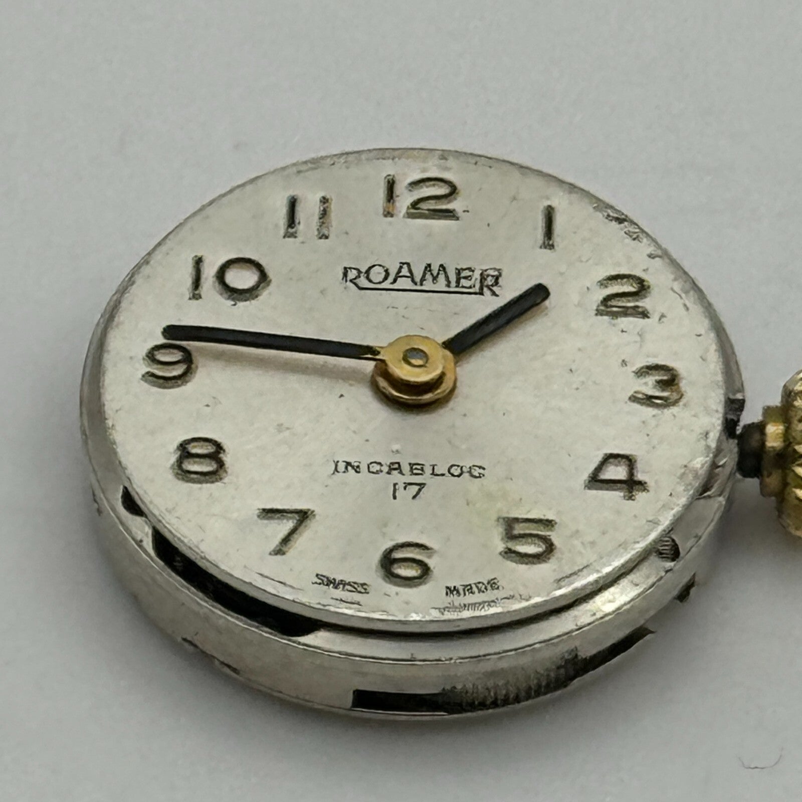 15.5mm Running ETA 2412 Roamer Manual Wind Ladies Watch Movement Vintage PARTS