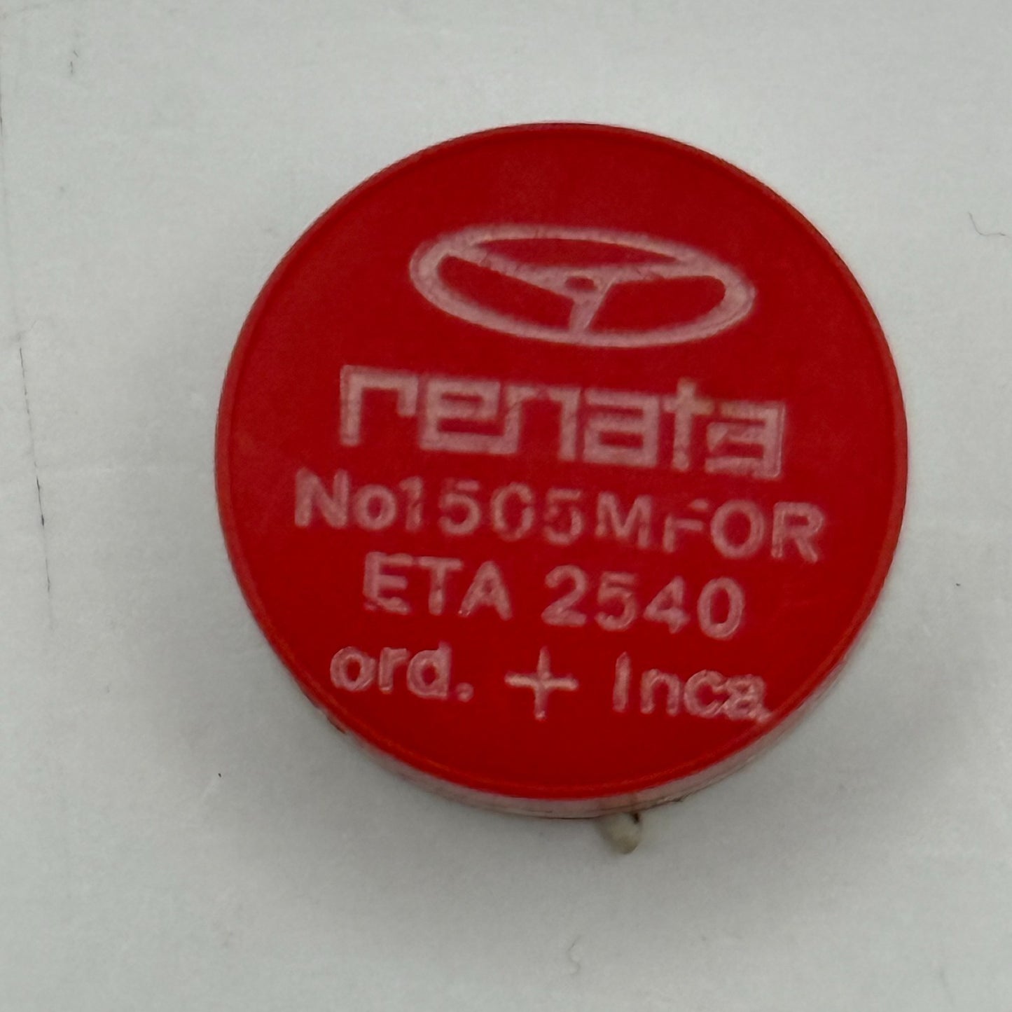 ETA 2540 Balance Complete Ord + Inca Renata 1505 M Watch Movement Parts Vintage