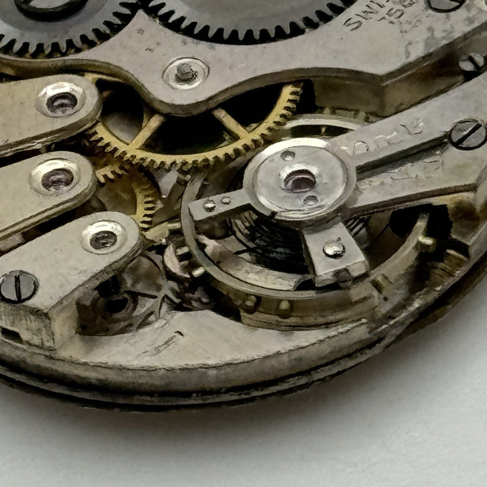 27mm Roamer Balance Ok Men's Meteor Trench Watch Movement Vintage Swiss PARTS