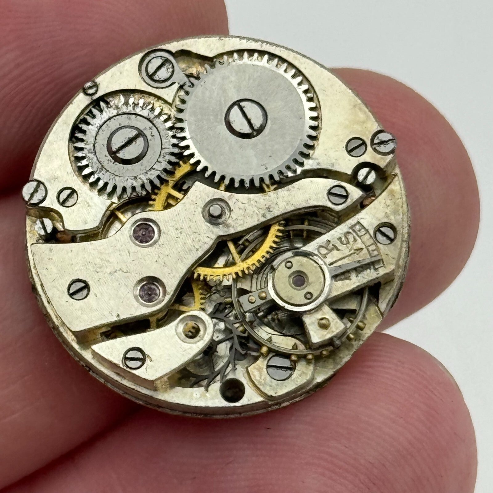 23.6mm Unidentified Sub Seconds Trench Watch Movement Manual Wind PARTS SPARES