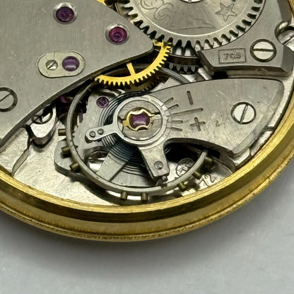 29.6mm Vintage Rotary FHF 72 Balance Ok Watch Movement PARTS REPAIR