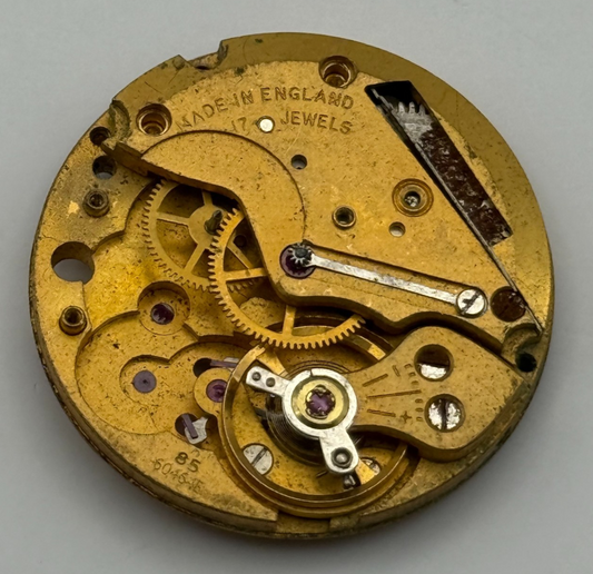Smiths De Luxe 60464e Cal 85 Watch Movement Manual Wind Vintage Parts 26.9mm