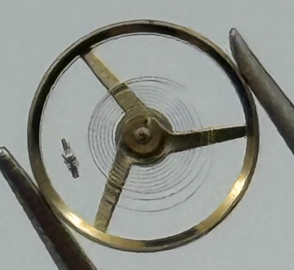 AS 1977-2 Balance Wheel Complete And Spring  1831 M Watch Movement Parts NOS