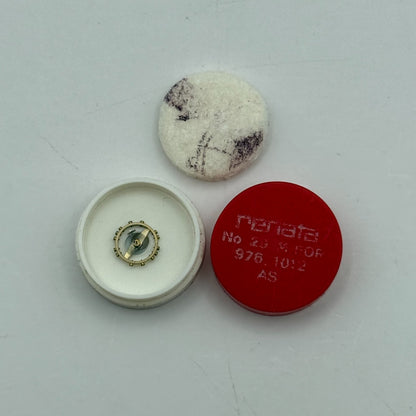 AS 976 1012 Balance Wheel Complete And Spring  29 M Watch Movement Parts NOS