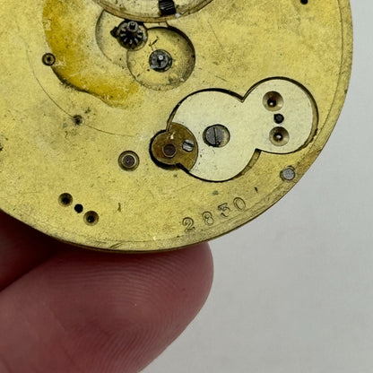 45.5mm Antique Unidentified Key Wound Pocket Watch Movement PARTS REPAIR SPARES