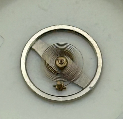 Brac 2051 Balance Wheel Complete And Spring  5¼’’’ 69 M Watch Movement Parts NOS