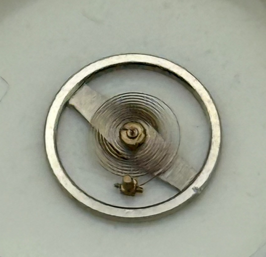 Brac 2051 Balance Wheel Complete And Spring  5¼’’’ 69 M Watch Movement Parts NOS