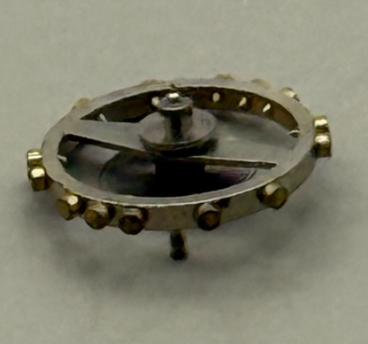 FEF 430 6600 Balance Wheel Complete And Spring 943 M Watch Movement Parts NOS