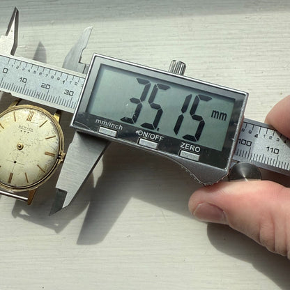 33mm Men's Vintage Bernex FHF 81 Running Swiss Manual Wind Watch PARTS REPAIR