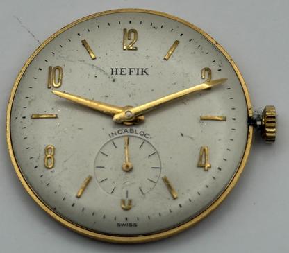 FHF 81 Watch Movement Running Hefik Manual Wind Vintage Swiss Parts 29.7mm