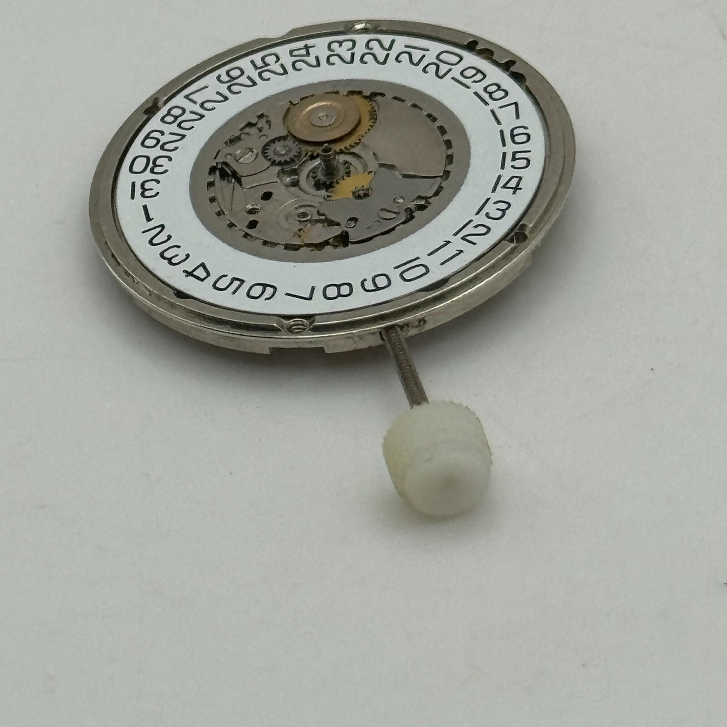 23.8mm ETA 555.411 Swiss 5 Jewels Quartz Partial Watch Movement Vintage PARTS L