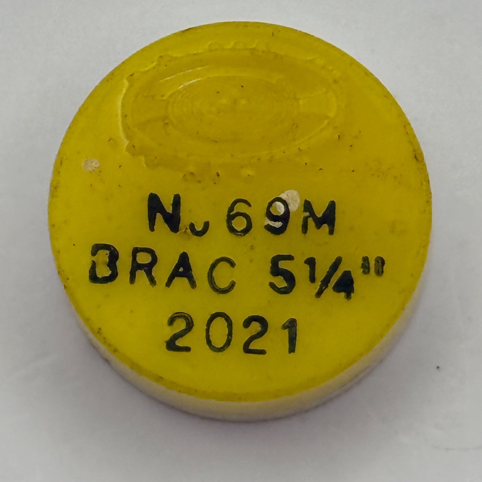 Brac 2021 Balance Wheel Complete And Spring 5¼’’’  69 M Watch Movement Parts NOS