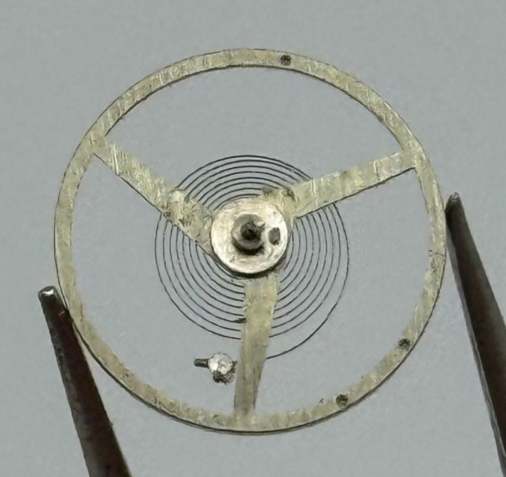 FHF 70 Balance Wheel Complete And Spring  10½’’’ 201 M Watch Movement Parts NOS