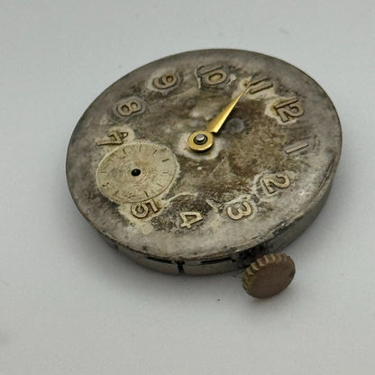 23.6mm AS 1123 1124 Manual Wind 15 Jewels Watch Movement Swiss Vintage PARTS