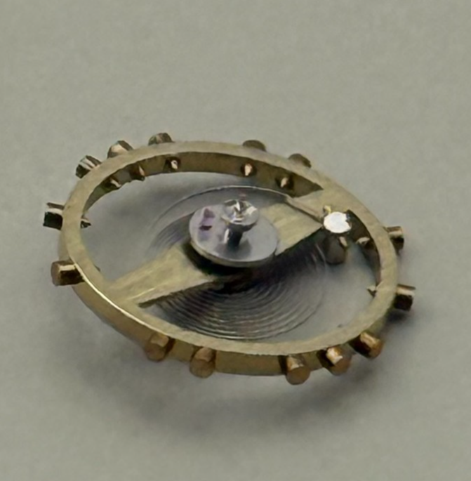 AS 970 Balance Wheel Complete And Spring Inca  28 M Watch Movement Parts NOS 